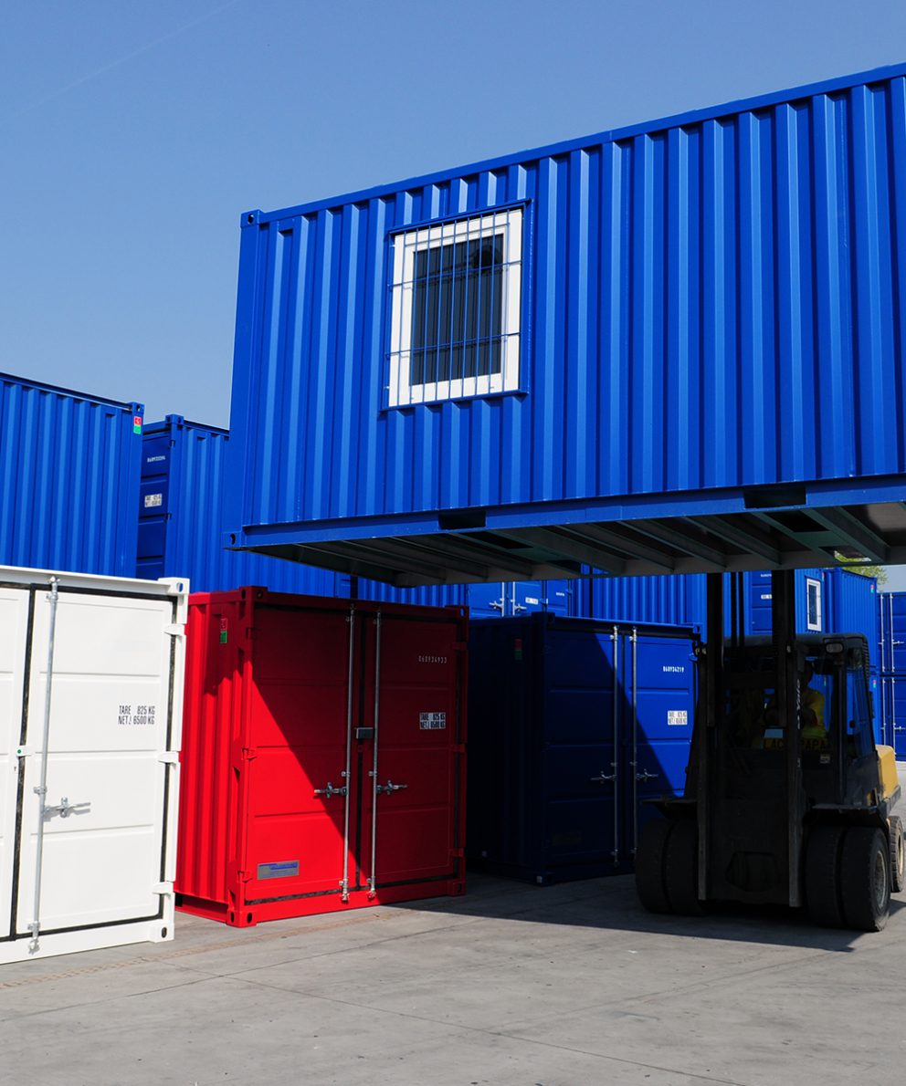 Lagercontainer, Transportcontainer